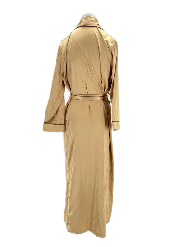 Kimono satiné beige