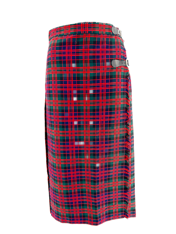 Jupe longue motif tartan