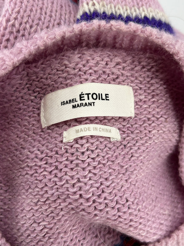 Pull en laine rose
