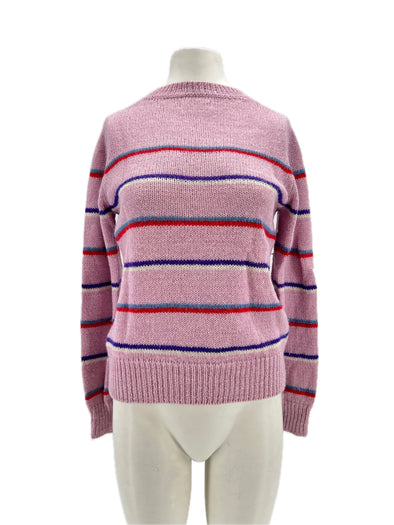 Pull en laine rose