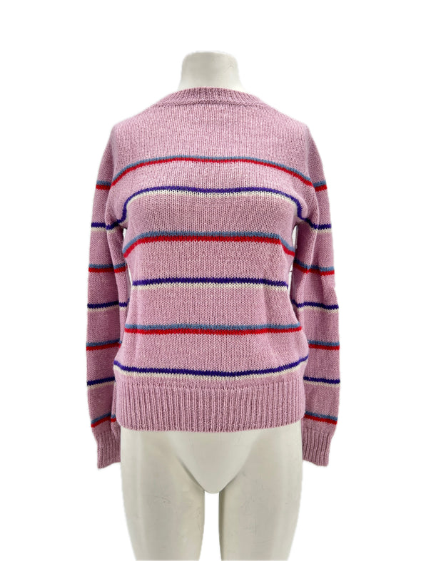 Pull en laine rose