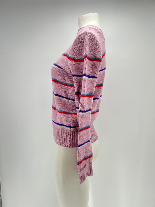 Pull en laine rose