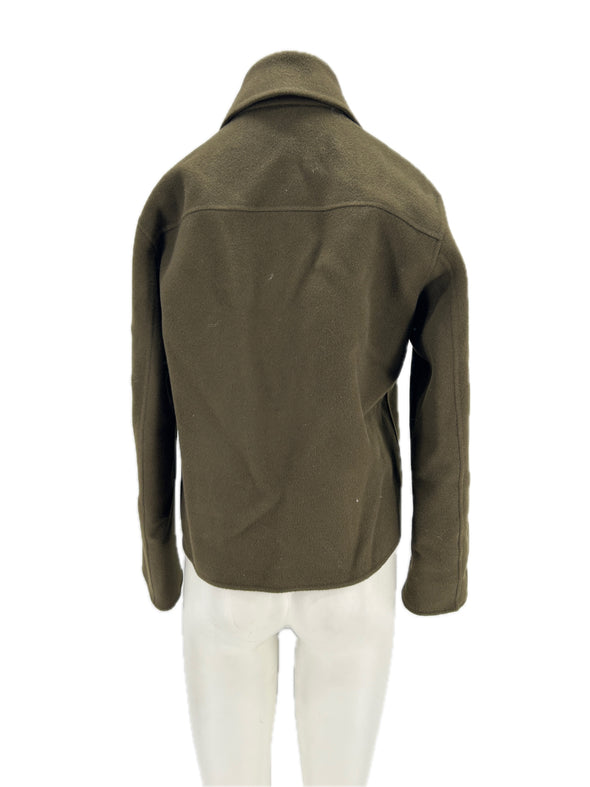 Veste en laine kaki