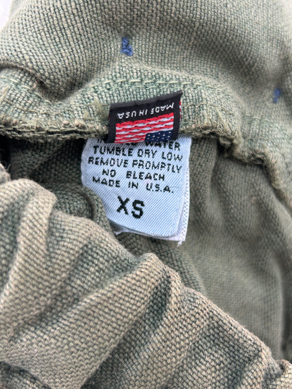 Pantalon en lin kaki