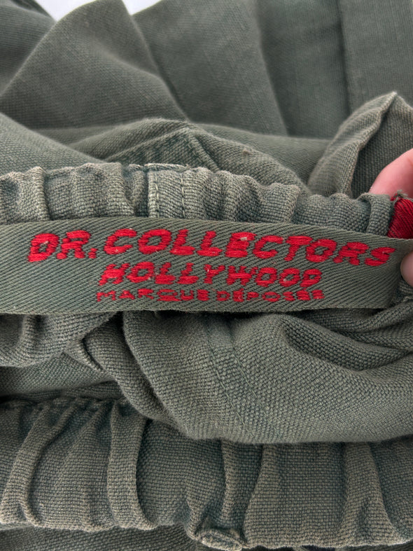 Pantalon en lin kaki