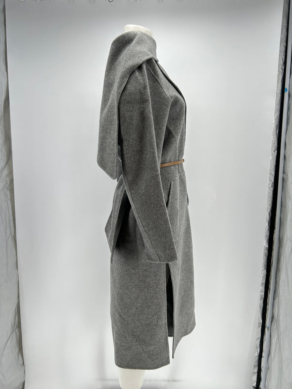Manteau en laine gris
