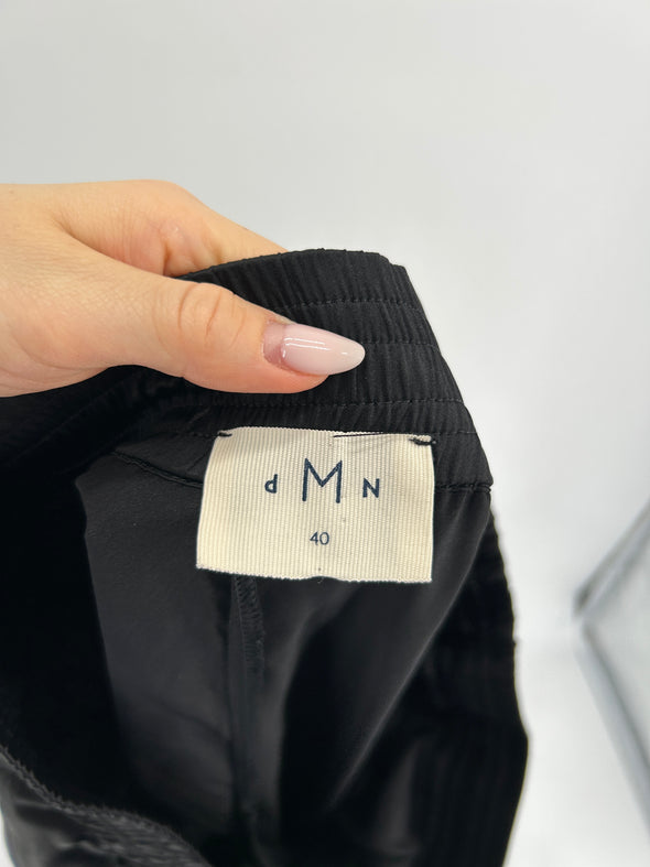 Pantalon en soie noir