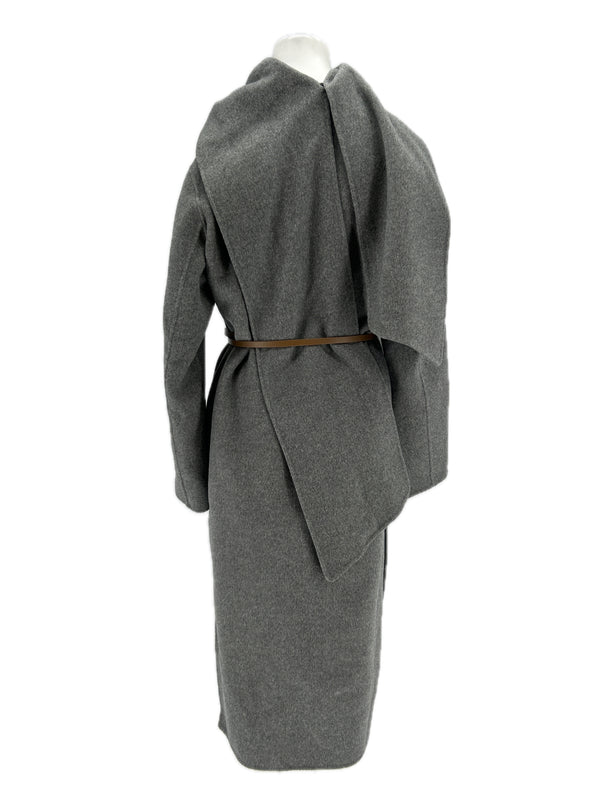 Manteau en laine gris