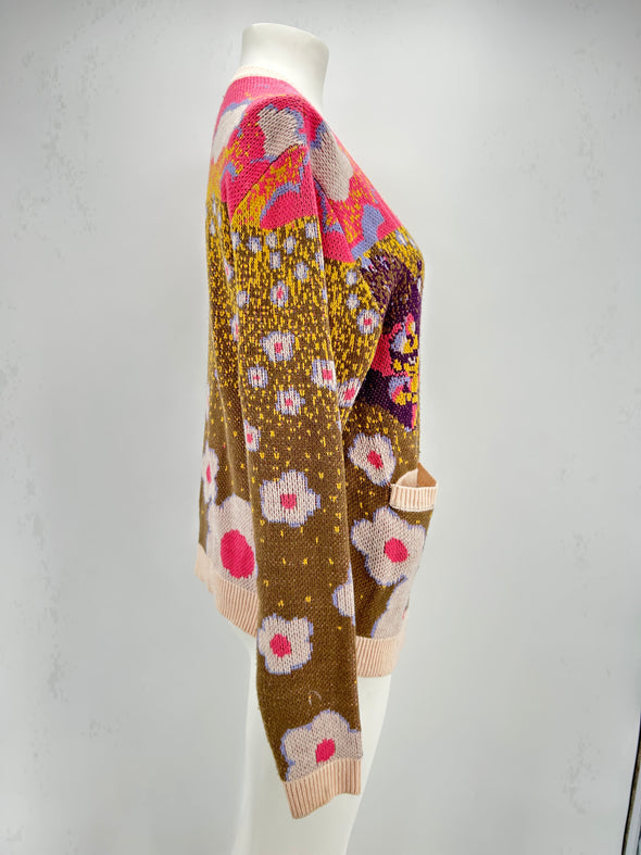 Cardigan multicolore