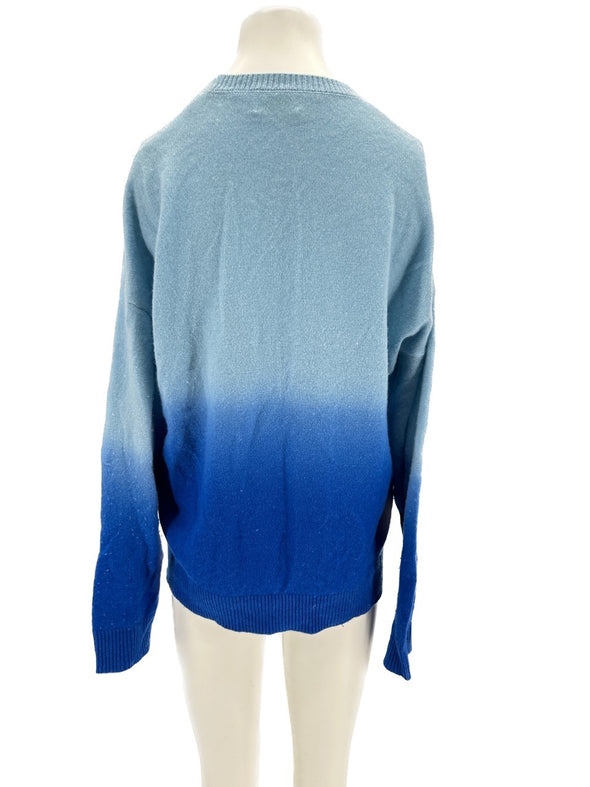 Pull en cachemire bleu