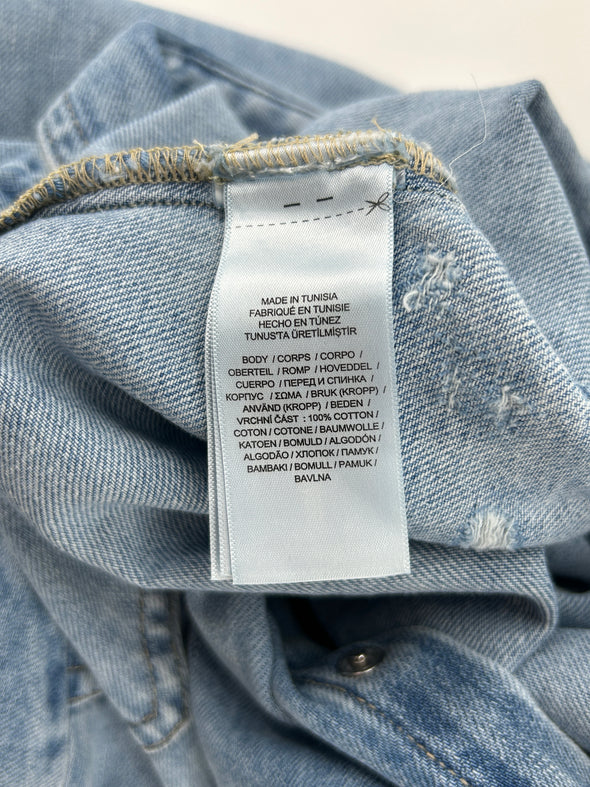 Chemise en denim bleue