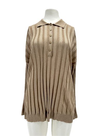 Top polo beige