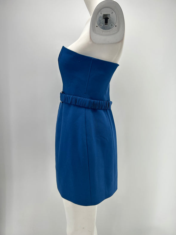 Robe bustier bleue