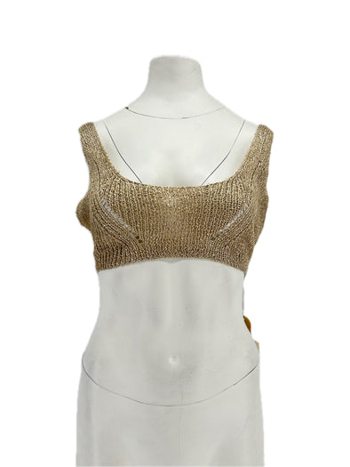 Top crop en maille