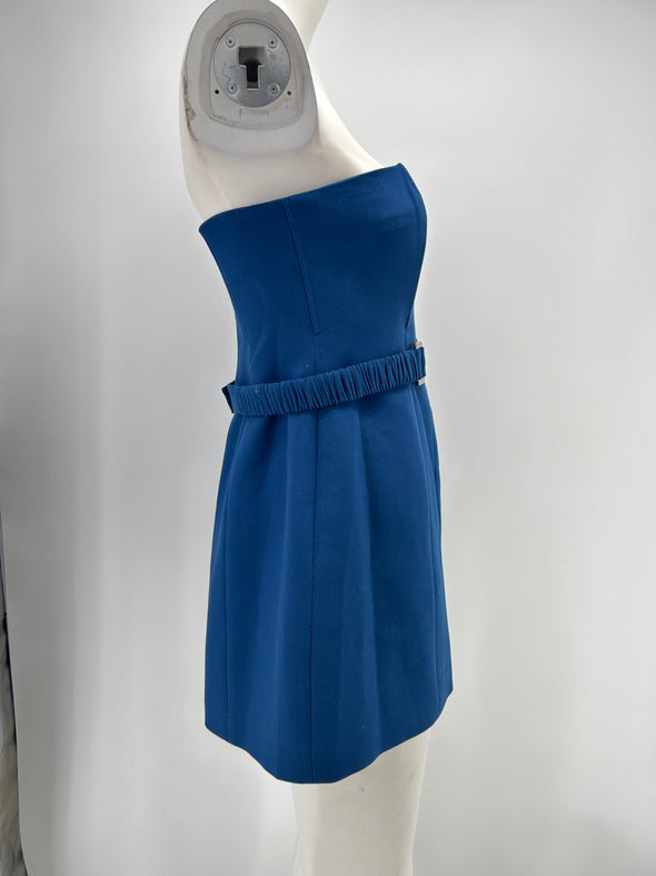 Robe bustier bleue