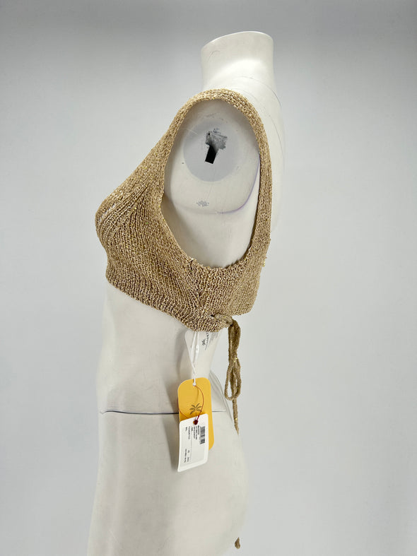 Top crop en maille
