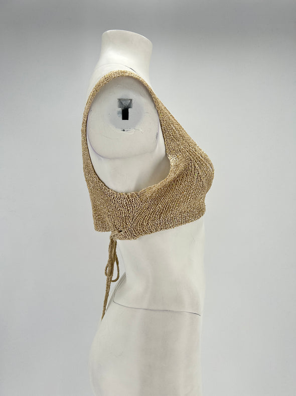 Top crop en maille