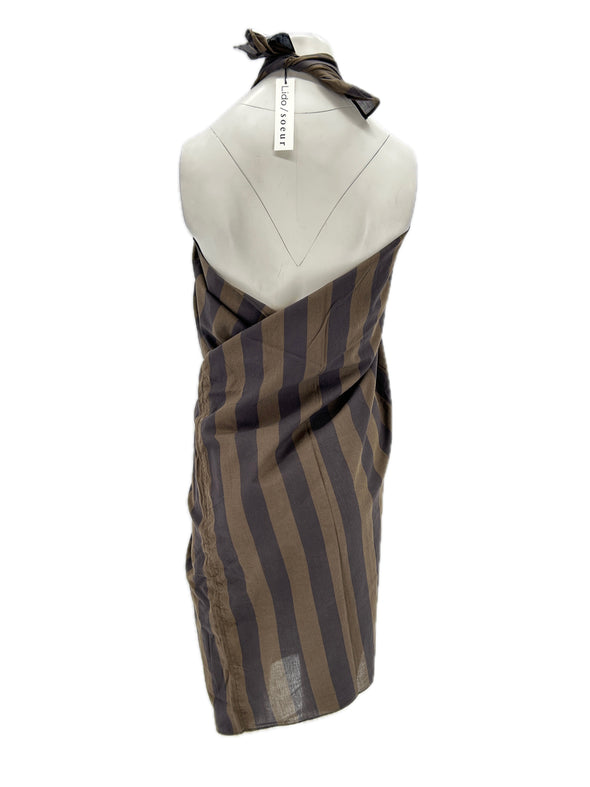 Robe Paréo rayée