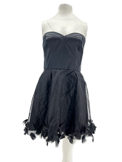 Robe en soie noire