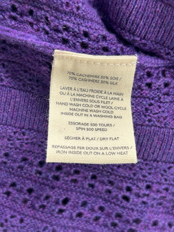 Robe en cachemire et soie