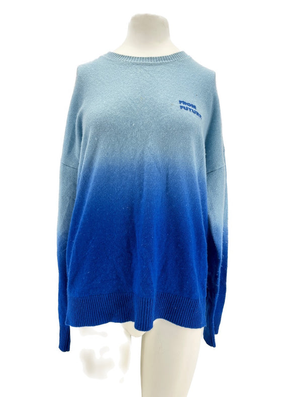 Pull en cachemire bleu