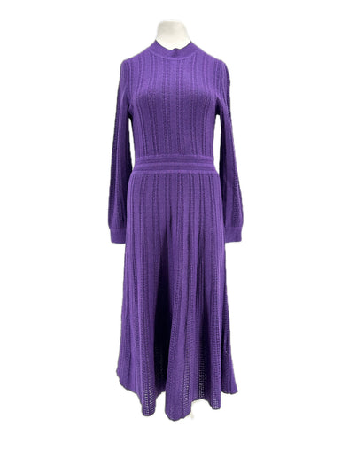 Robe en cachemire et soie