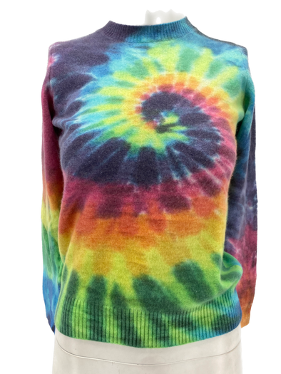 Pull tie & dye en cachemire