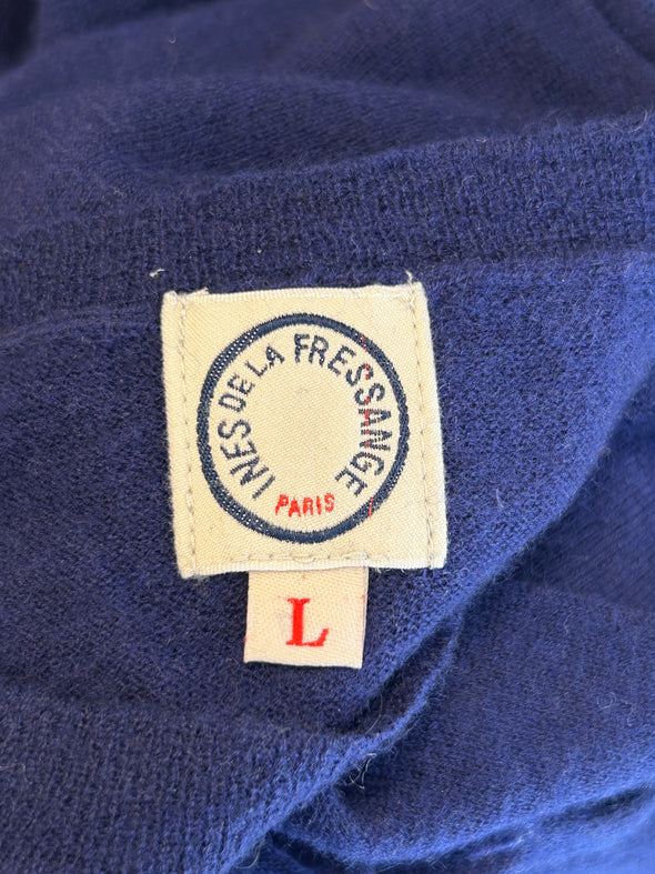 Pull en cachemire marine