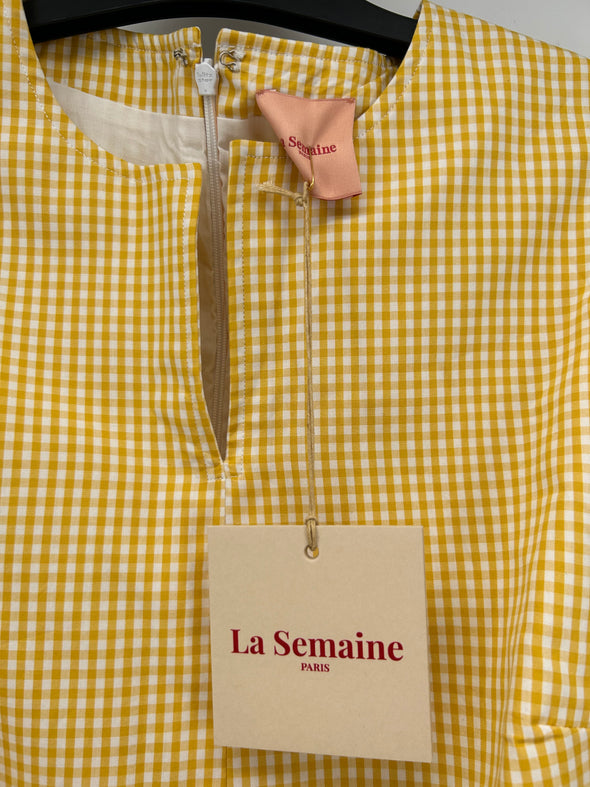 Robe vichy jaune