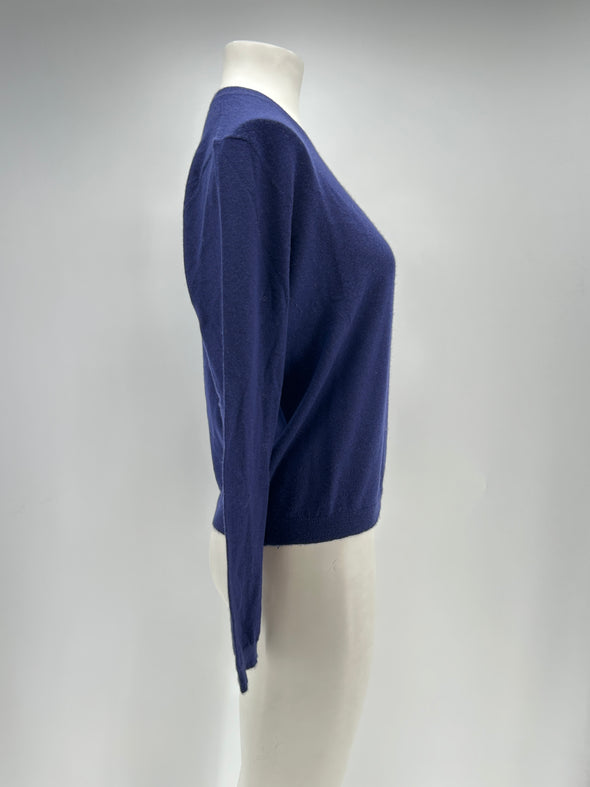 Pull en cachemire marine
