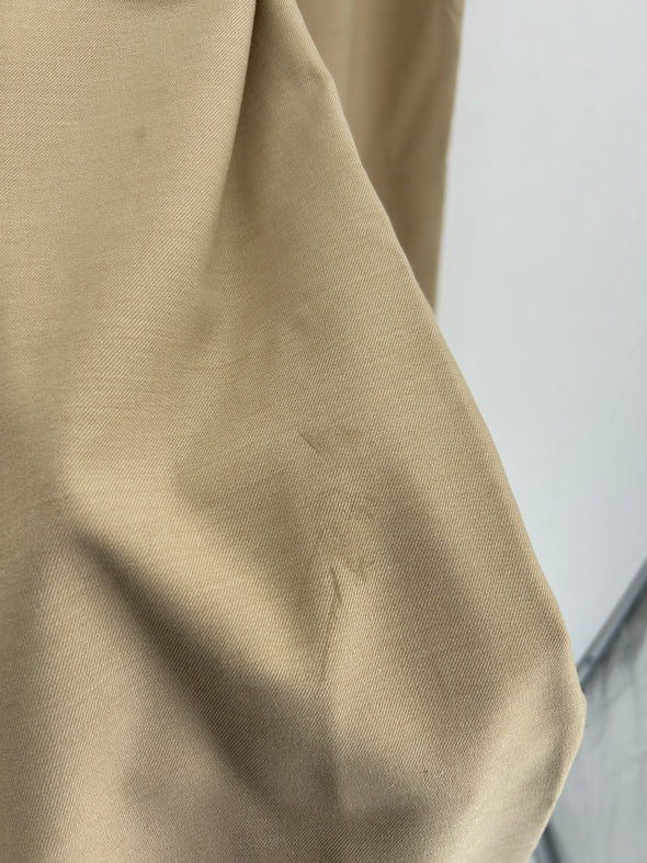 Pantalon large beige