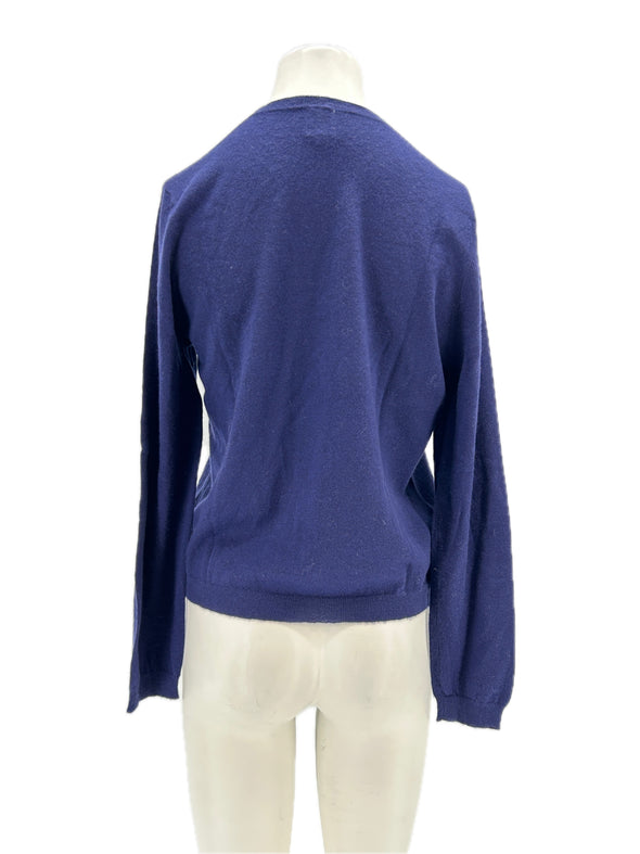 Pull en cachemire marine