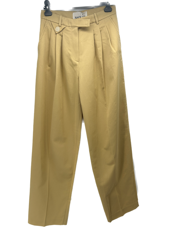 Pantalon beige large