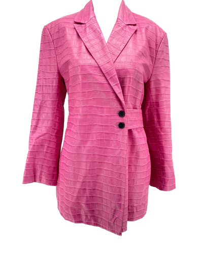 Blazer en cuir