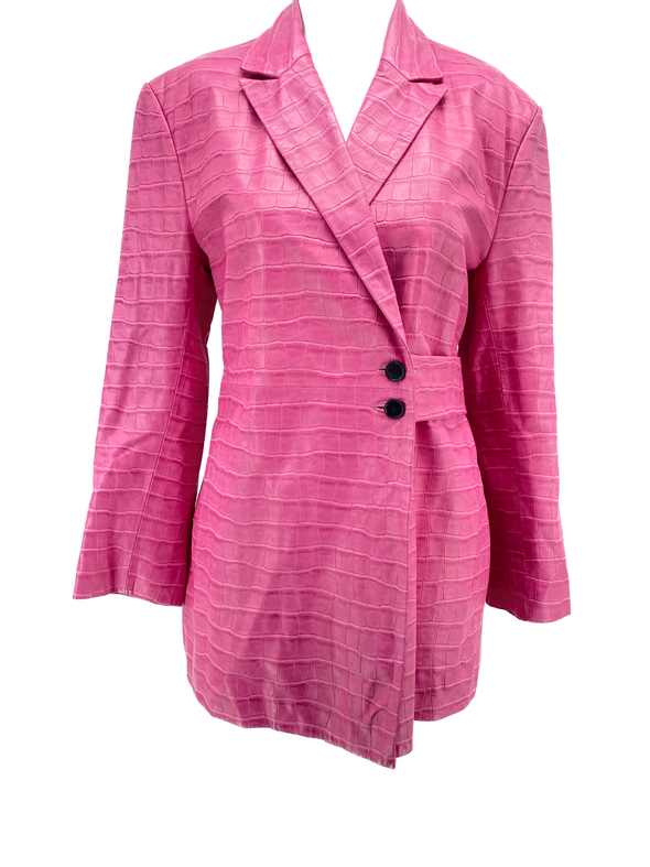 Blazer en cuir