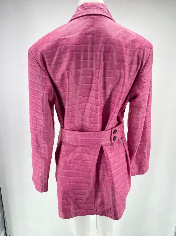 Blazer en cuir