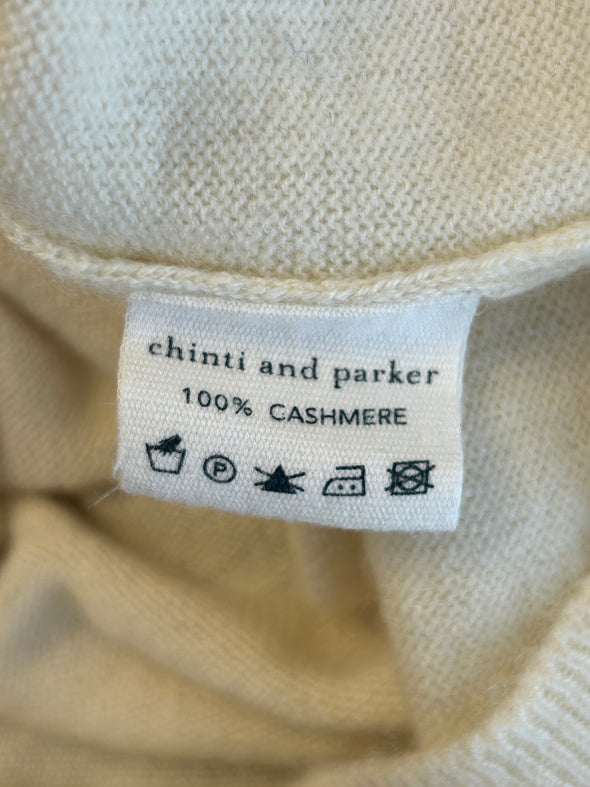 Pull en cachemire blanc