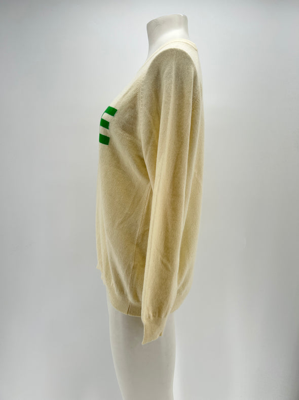 Pull en cachemire blanc