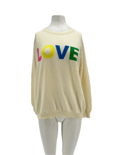 Pull en cachemire blanc