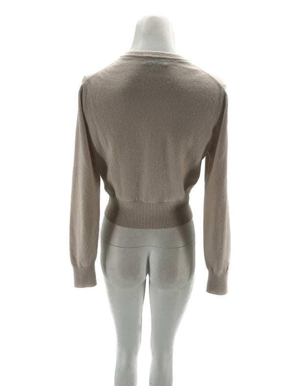 Cardigan beige en cachemire
