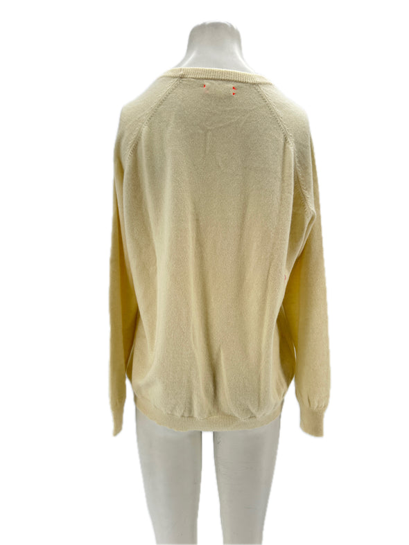 Pull en cachemire blanc