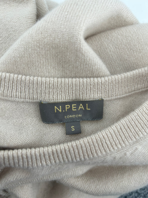 Cardigan beige en cachemire