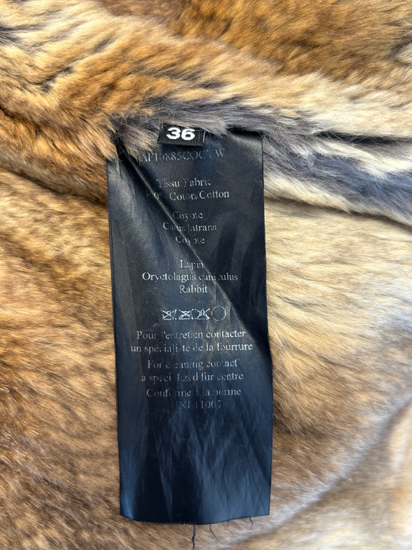 Manteau avec fourrure