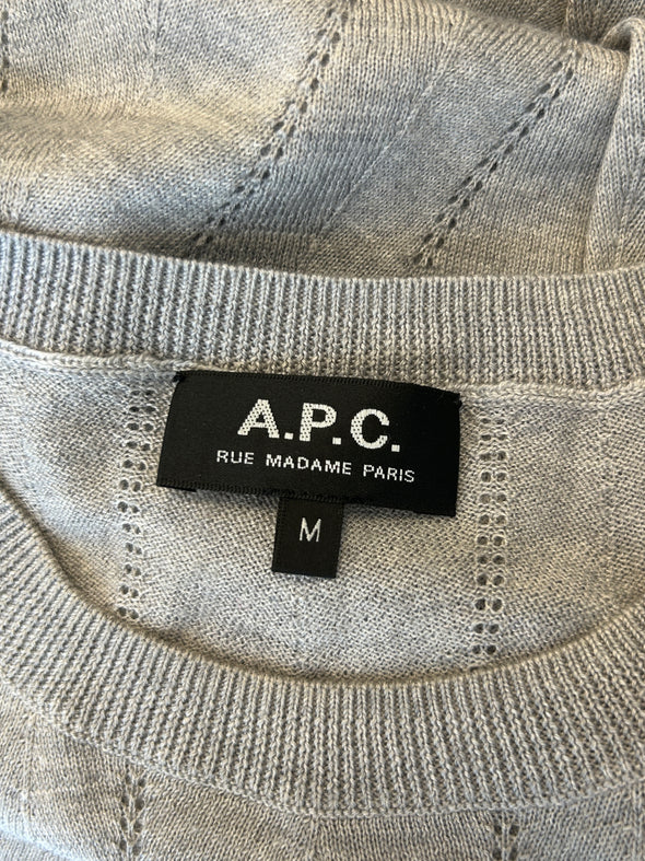 Pull en laine gris