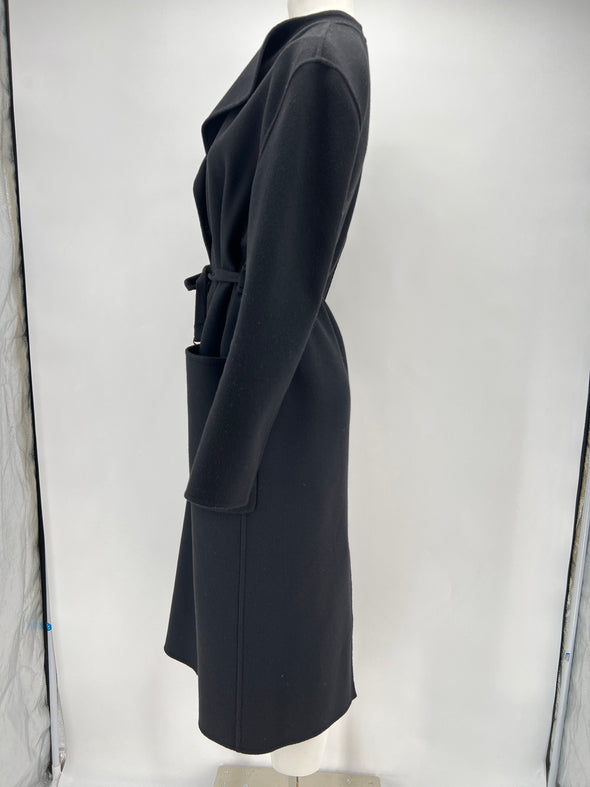 Manteau en cachemire noir