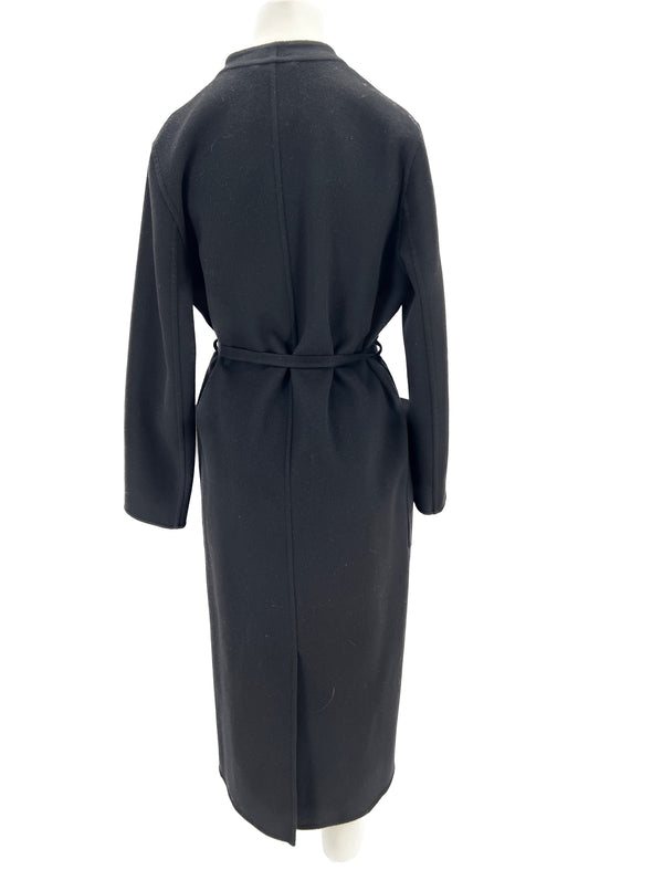 Manteau en cachemire noir
