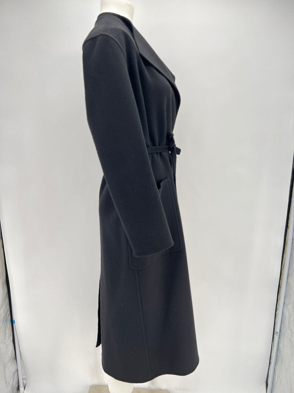 Manteau en cachemire noir