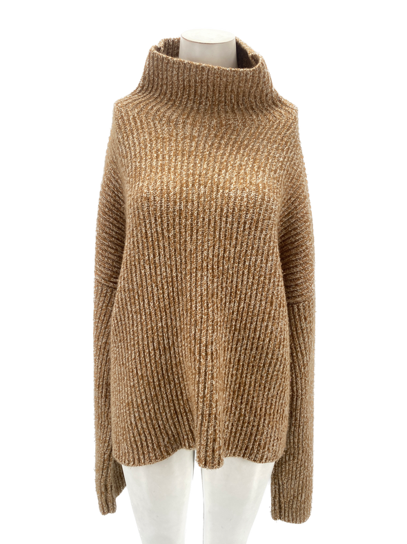 Pull en cachemire beige