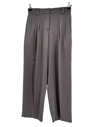 Pantalon en soie gris
