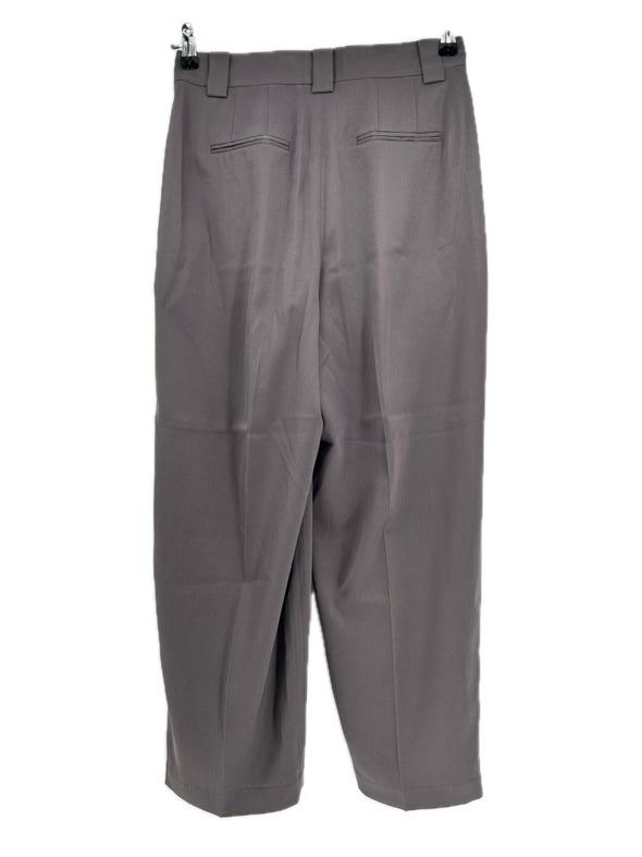 Pantalon en soie gris